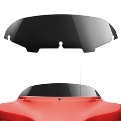 Amazicha front view of black 5-inch batwing splitter showing improved aerodynamics