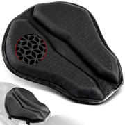 Amazicha front view of gel seat pad showing wide ergonomic profile for comfort