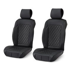 Amazon Basics front view of seat covers protecting upholstery and improving cabin look
