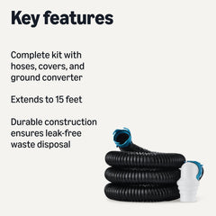 Amazon Basics close-up of hose texture and reinforced fittings for long-lasting durability