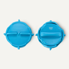 Amazon Basics 90-degree ground converter detail showing alignment and low-splash benefit