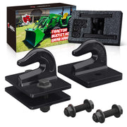 AMBULL front view of two grab hooks showing ready-to-install kit
