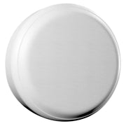 AmFor front view of white wheel cover showing clean protection
