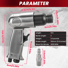 AMGSH close-up of piston area highlighting 150mm stroke for stronger impacts