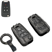 AMNEYER key fob cover front view showing durable protection and style