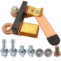 Ampper front view of side post switch showing compact design and clear on/off benefit