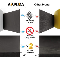AMPULLA protector installed on concrete wall with car door to prevent dings and scratches
