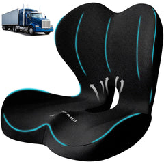 Amxixaun front view of large seat cushion showing full coverage and comfort