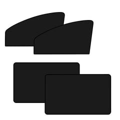 AMZAUTO triangular front shade front view showing opaque coverage and quick cooling benefit