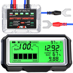 ANCEL BM200 PRO front display showing voltage and health for quick checks