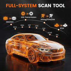 ANCEL BM700 PRO displaying auto VIN detection on screen, speeding vehicle identification