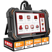 ANCEL DS500 Elite front view showing rugged housing and screen, reliable diagnostics