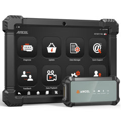 ANCEL X7HD PRO front display showing diagnostic menu and fast workflow