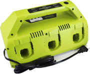 AN·GWEL front view of charger station showing six bays and quick accessibility benefit
