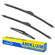 ANIKLUIM front packaging showing full 3-blade set and contents, clear replacement kit