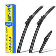 ANIKLUIM front packaging showing complete Smart Fortwo wiper set and benefits