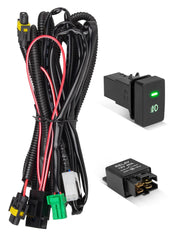 Anina front view of harness kit showing components and ready-to-install benefits