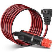 Anina front view of car fridge power cord showing durable plug and cable, ensures reliable power