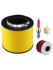 Aniro Moto front packaging showing complete TRX250 tune-up kit, clear contents benefit