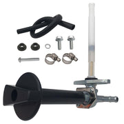 Aniro Moto front view petcock valve showing full shape and fit benefit