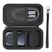 ANKHOH front view of black case showing compact protection and easy carry