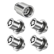 Anleecap front view of full wheel lock set showing secure fit benefit