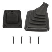 Anlseiod front view of shifter boot showing exact fit and protection