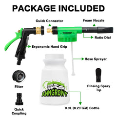 anngrowy 32oz bottle closeup highlighting durable thick plastic and large soap reservoir
