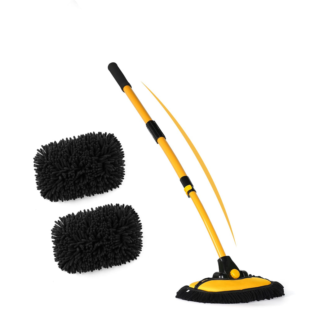 anngrowy front assembled pole and mop kit showing complete tool and quick setup benefit
