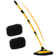 anngrowy front view of complete kit shows pole and two heads for convenient cleaning
