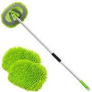 anngrowy long handle front view showing full 62-inch pole and head for extended reach and safe washing