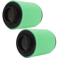 Anoety front view of the pack of two replacement filters showing fitment for Can-Am models and quick protection