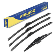 ANRDDO front packaging showing full four-piece FJ Cruiser wiper set and clear labeling for easy selection