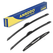 ANRDDO front packaging for Honda Pilot wipers showing kit and sizes for easy fit