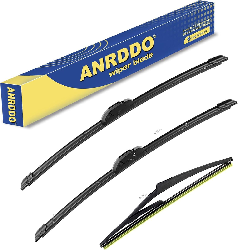 ANRDDO front packaging showing complete 26" and 17" blade set and rear blade benefit