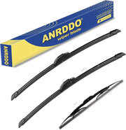 ANRDDO front packaging showing full three-blade set and OE fit benefits