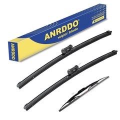 ANRDDO front packaging showing Terrain Equinox compatible wiper set and benefit clear fit