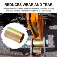 Antrys bushing with measurement overlay indicating precise 1-1/8" OD fit
