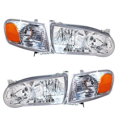 ANTUKO passenger side headlight installed demonstrating matching appearance benefit