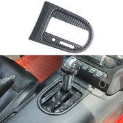AOKIO front view gear shift panel cover showing clean fit and sport styling