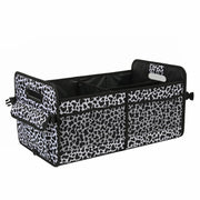 AOKJOY front view showing folded and expanded organizer with tidy compartments