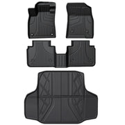 AOMSAZTO front mats fitment view showing clean coverage and protection