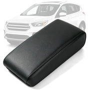 AOMSAZTO front view console cover showing clean black leather finish and protection