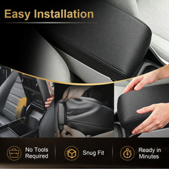 AOMSAZTO being fitted from back seat for easy tool-free installation benefit