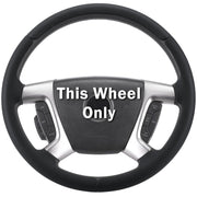Aotoyou front view installed on a Silverado wheel showing accurate fit and clean look