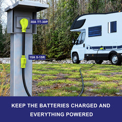 AOWEITOUR TT-30P plug with ergonomic handle for easier plugging and unplugging benefit