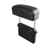 AOWIS front view of black armrest box showing clean design and improved comfort