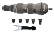AP ADR14 XL front view showing nosepieces and compact aluminium body for fast riveting