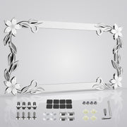 APDOMU front view of floral frame showing feminine design and durable finish