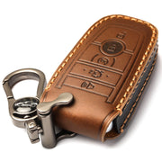 APEKUU key shell front view showing fit and protection on Ford key fob, enhancing durability